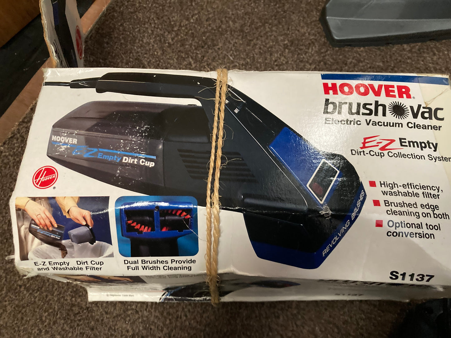 ✨ Vintage Hoover Brush Vac S1137 🧹 | Heavy-Duty Handheld Vacuum 💨