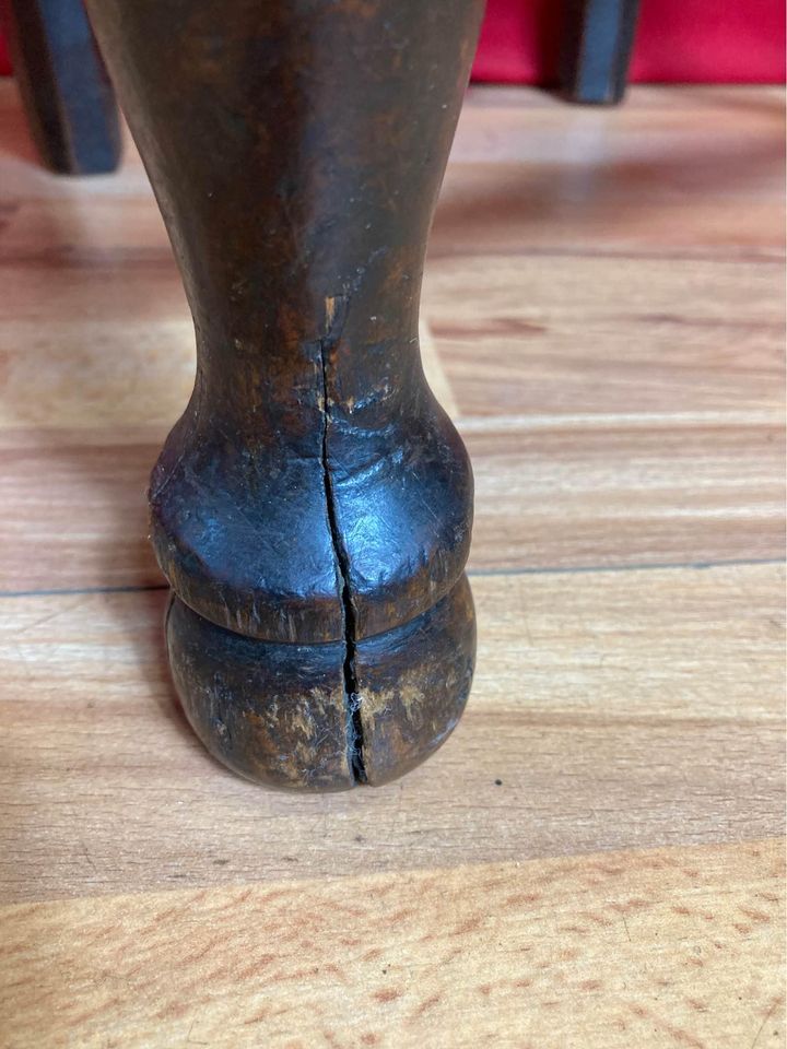 Antique Georgian Period Elm Ladderback Fireside Armchair with Rush Seat, c.1800.