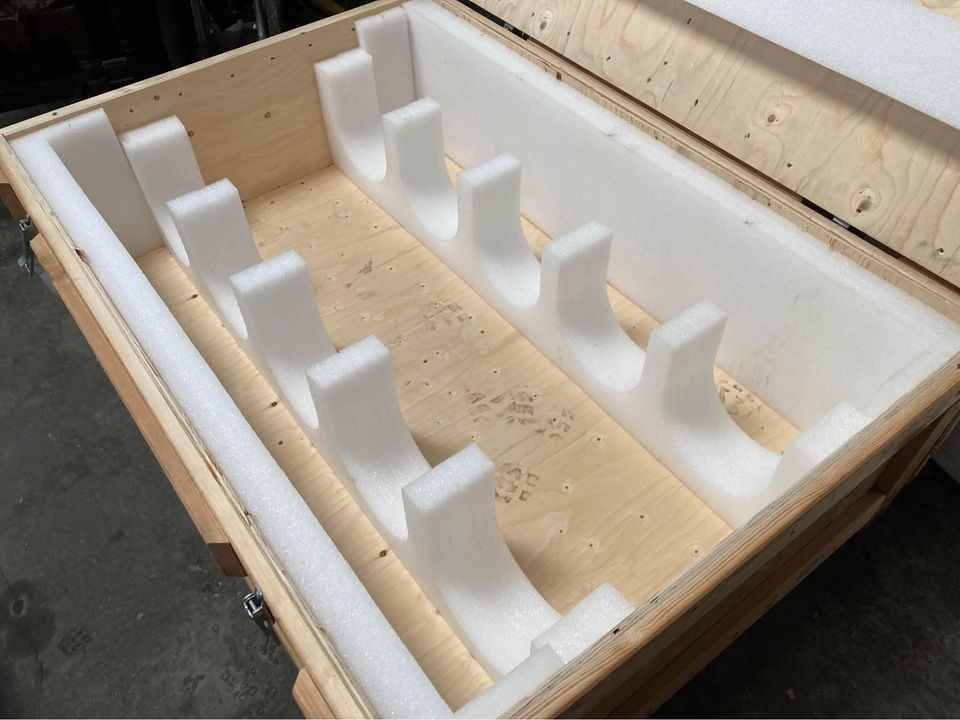 Large ex military missile box - storage trunk - collectible trunk