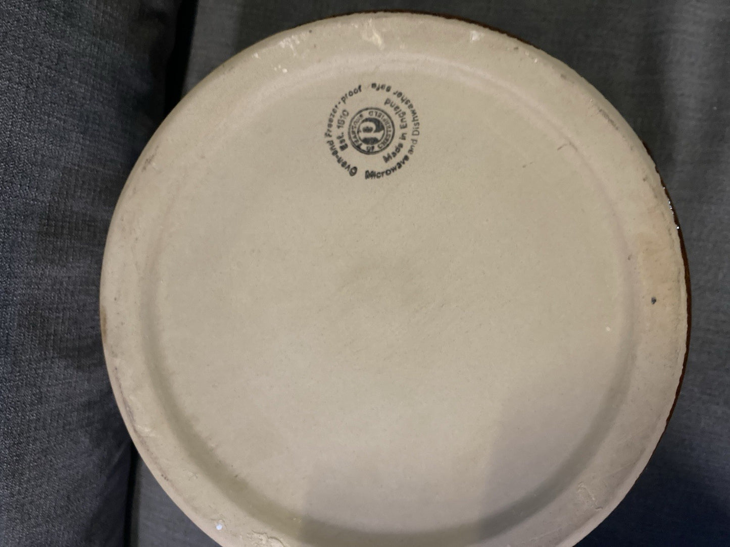 Vintage Pearsons 3.5L Treacle Glaze Stoneware Casserole Dish with Lid – England