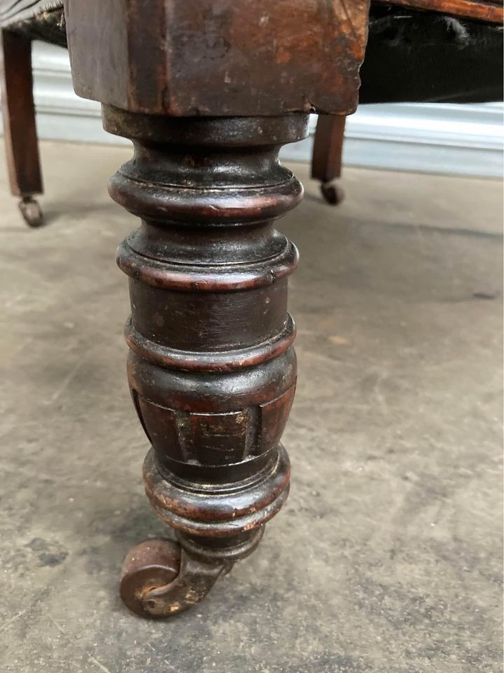 Beautiful carved Victorian armchair on castors