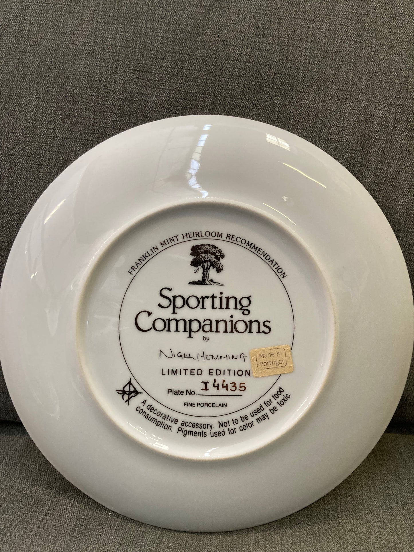 🐾 Franklin Mint Labrador Plate Set – Limited Edition 🐾