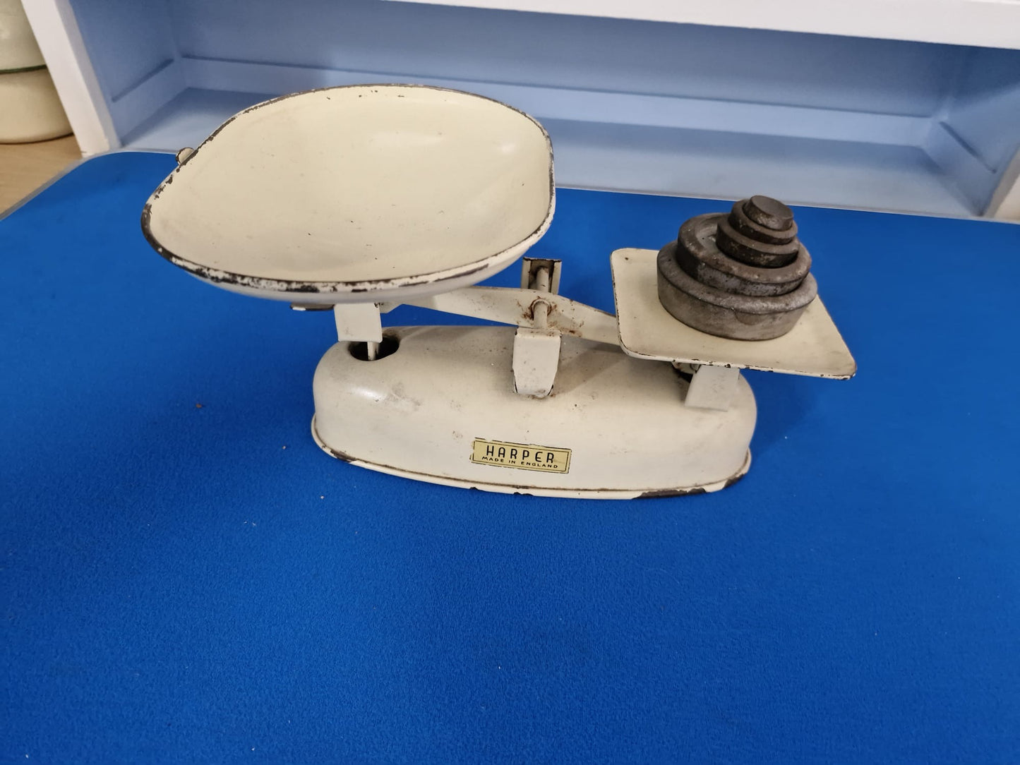 Vintage Harper Balance Kitchen Scales - Made in England