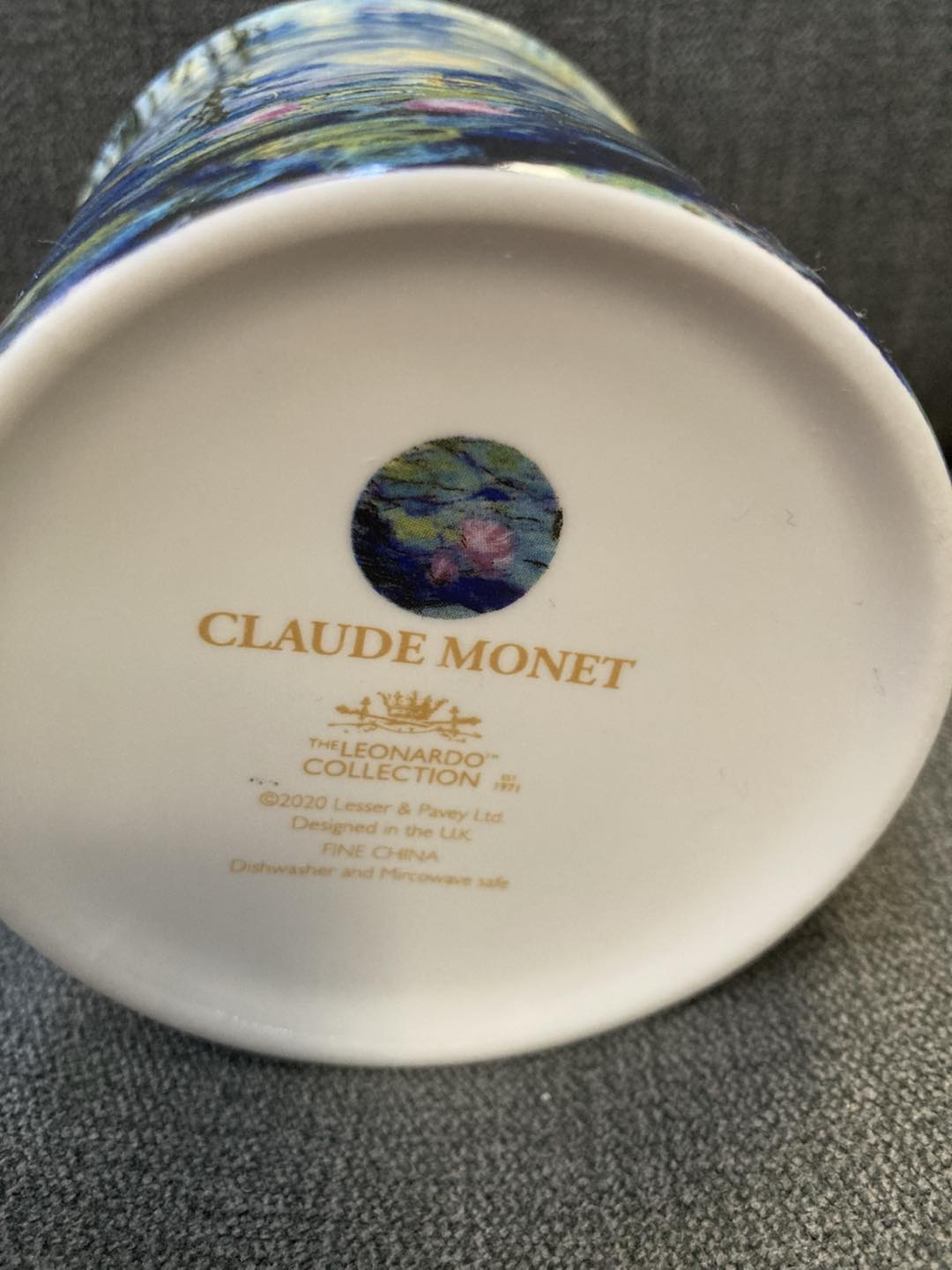 🖼️✨ Claude Monet Mug Set – Fine China, As New! ✨🖼️