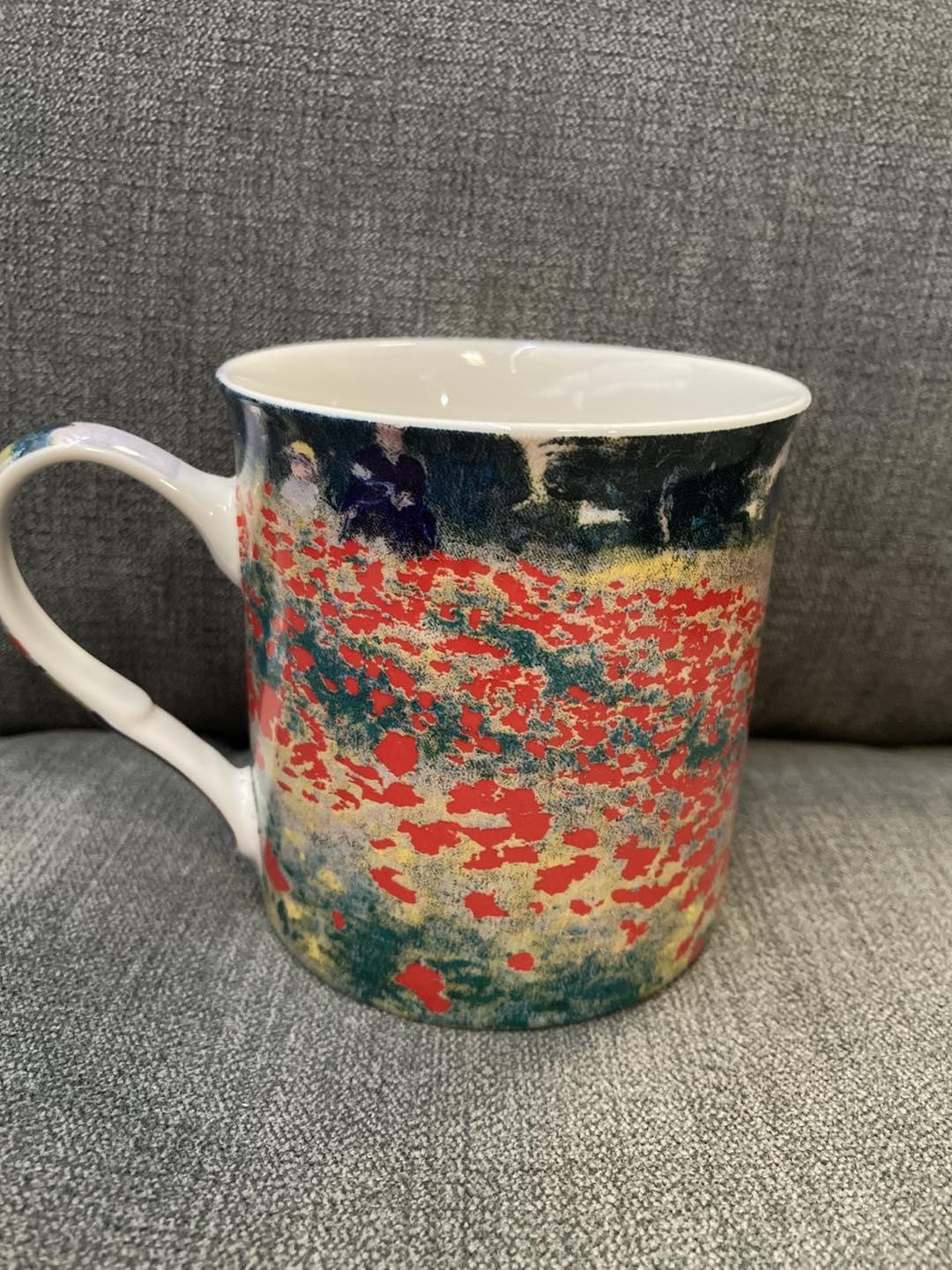 🖼️✨ Claude Monet Mug Set – Fine China, As New! ✨🖼️