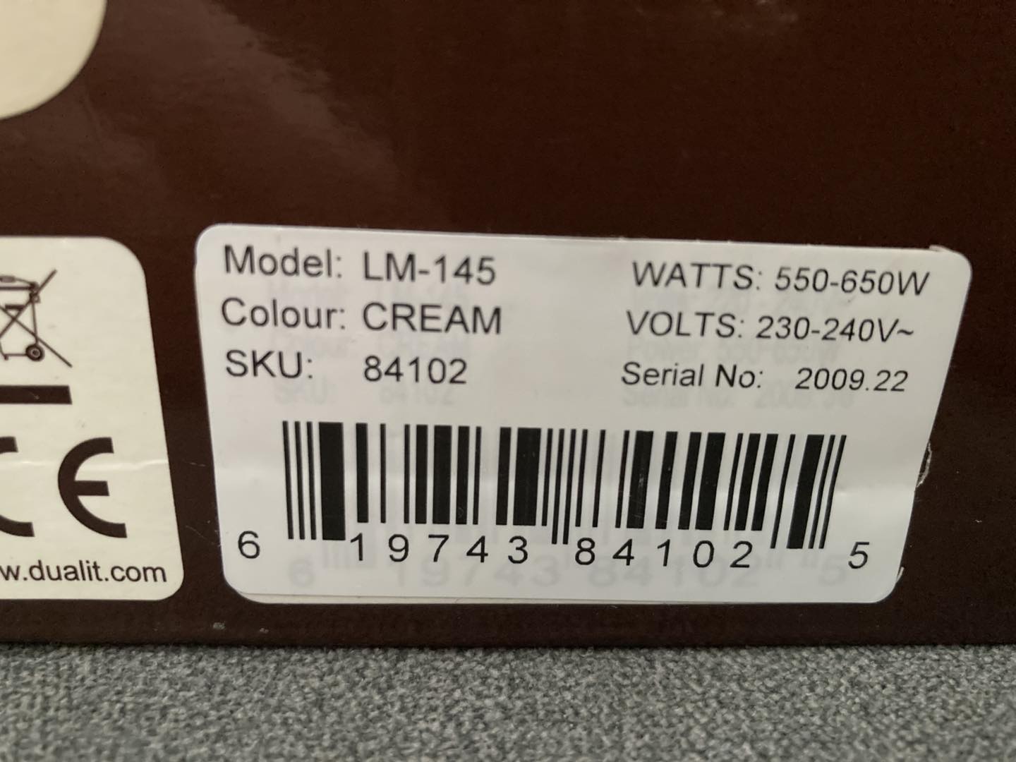 Dualit Latteccino Milk Frother 📦 Unused &amp; boxed — ready to gift or enjoy!