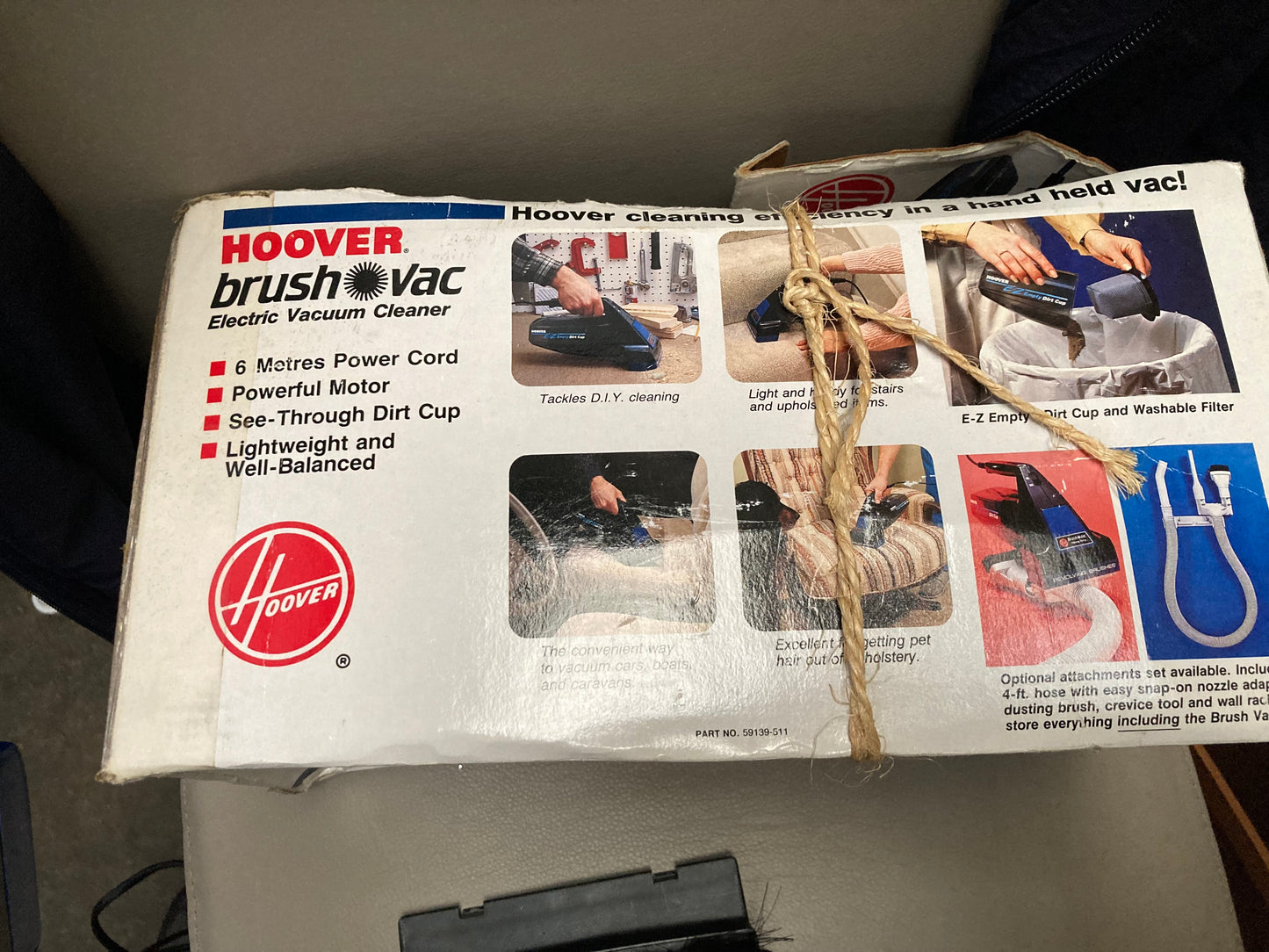 ✨ Vintage Hoover Brush Vac S1137 🧹 | Heavy-Duty Handheld Vacuum 💨