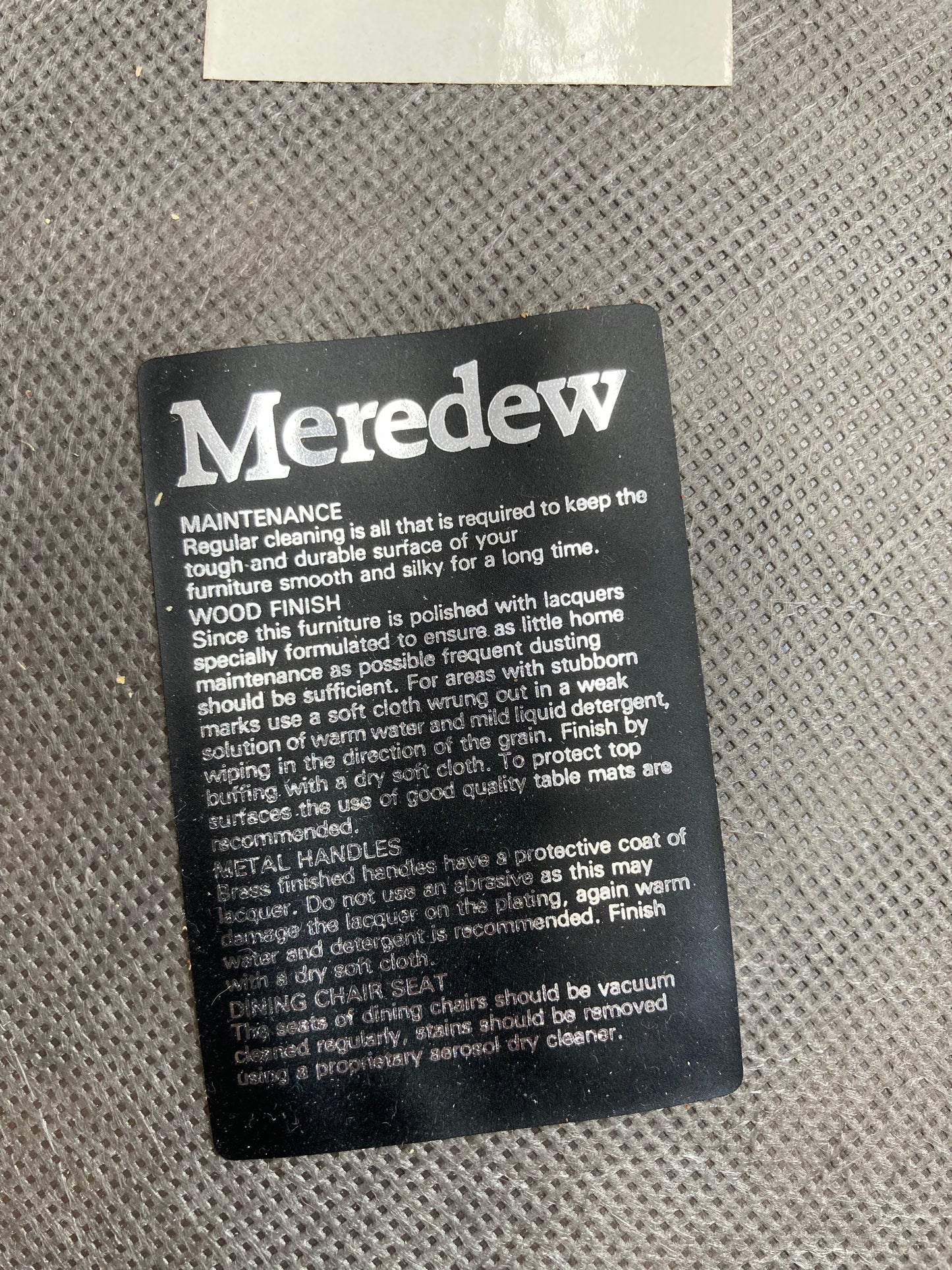 Single vintage meredew dining chair