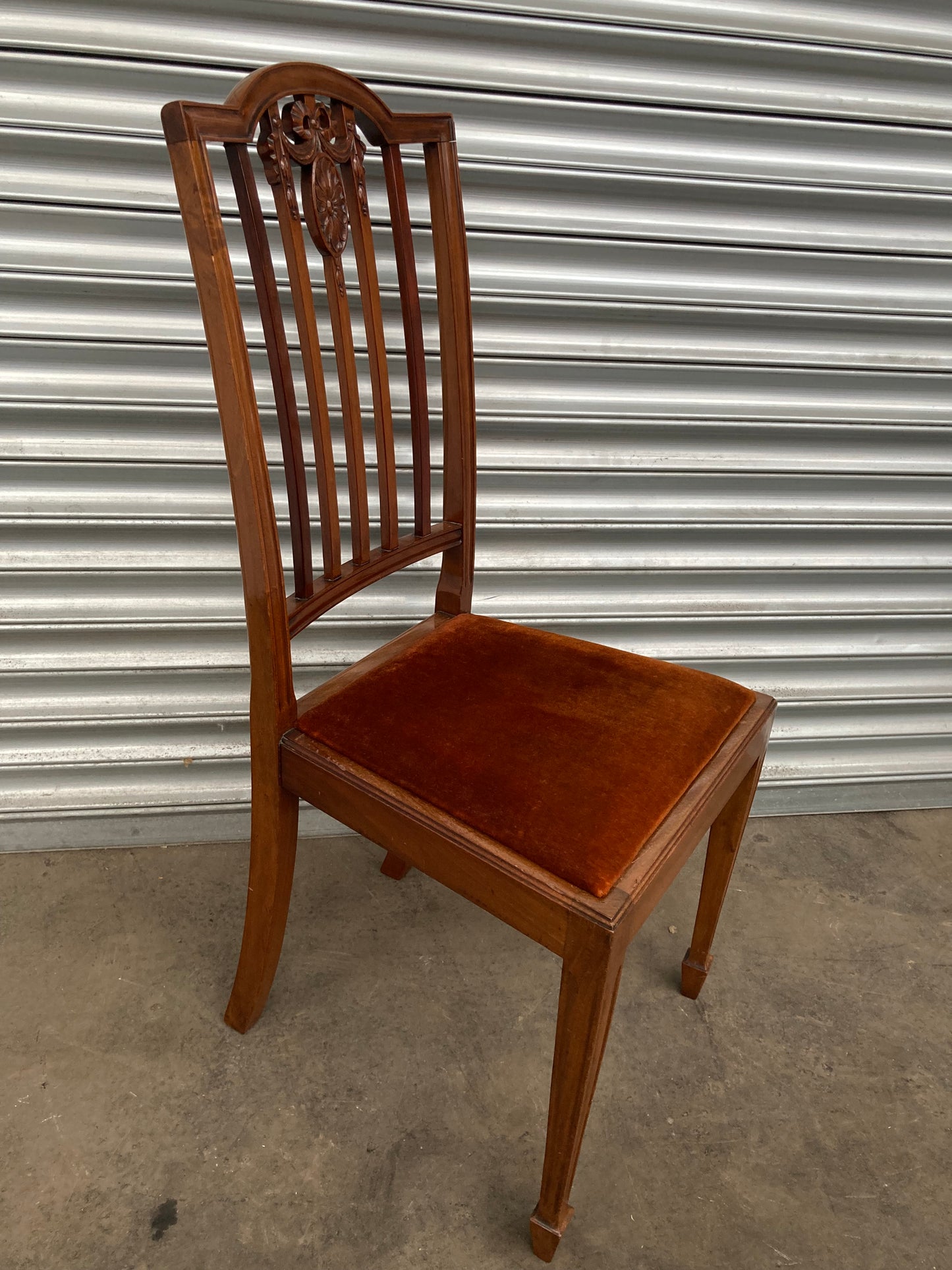 Single antique dining chair