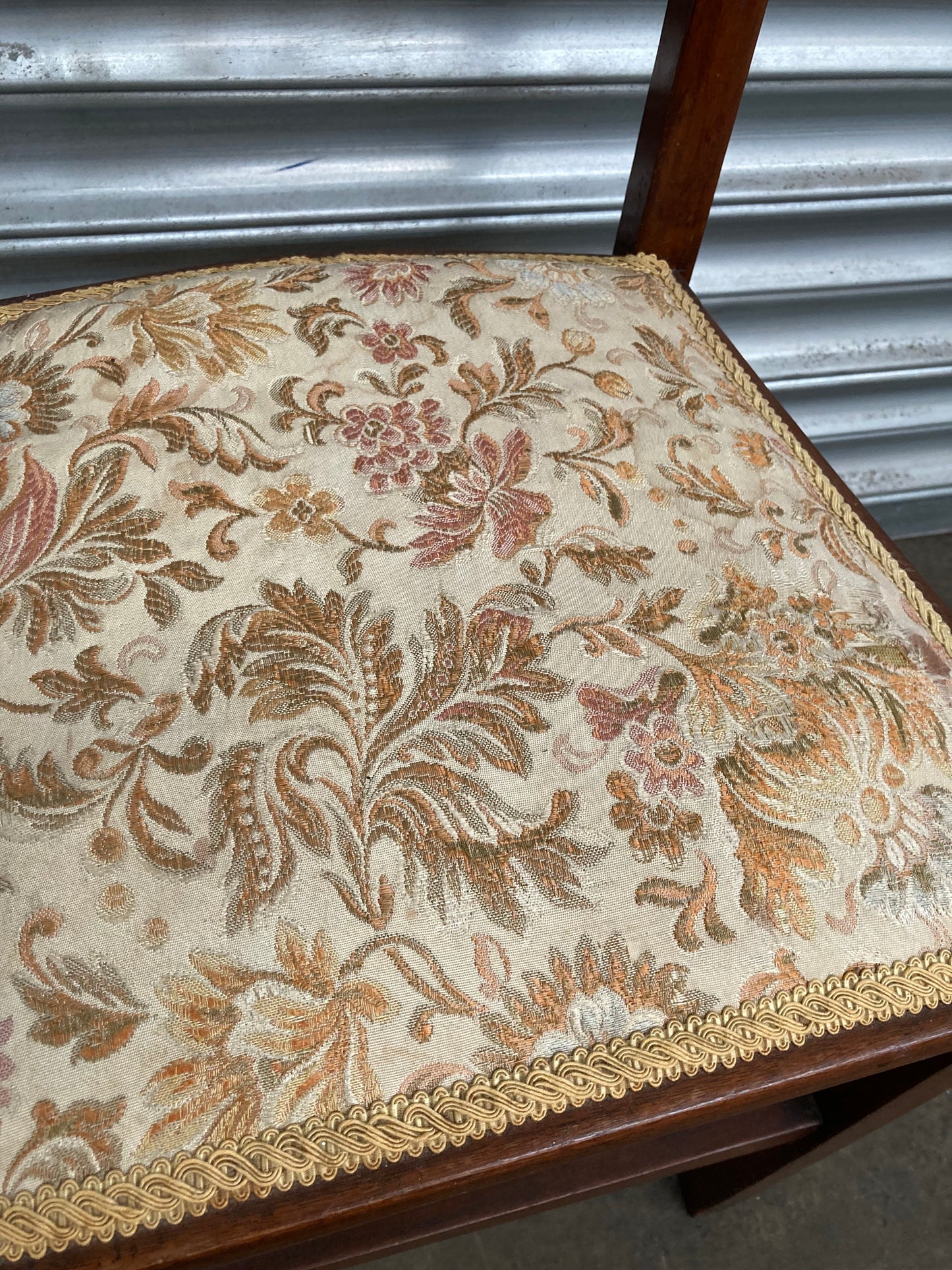 Single antique dining chair