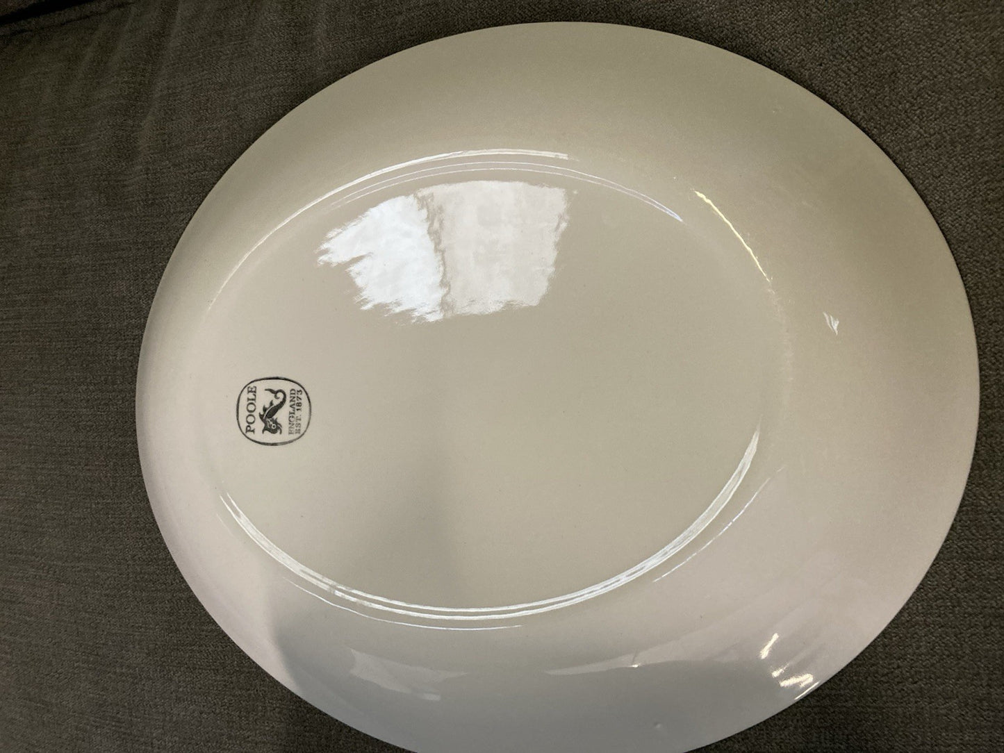 Poole Pottery Twintone  Sky Blue & Dove Grey – Vintage Serving Set