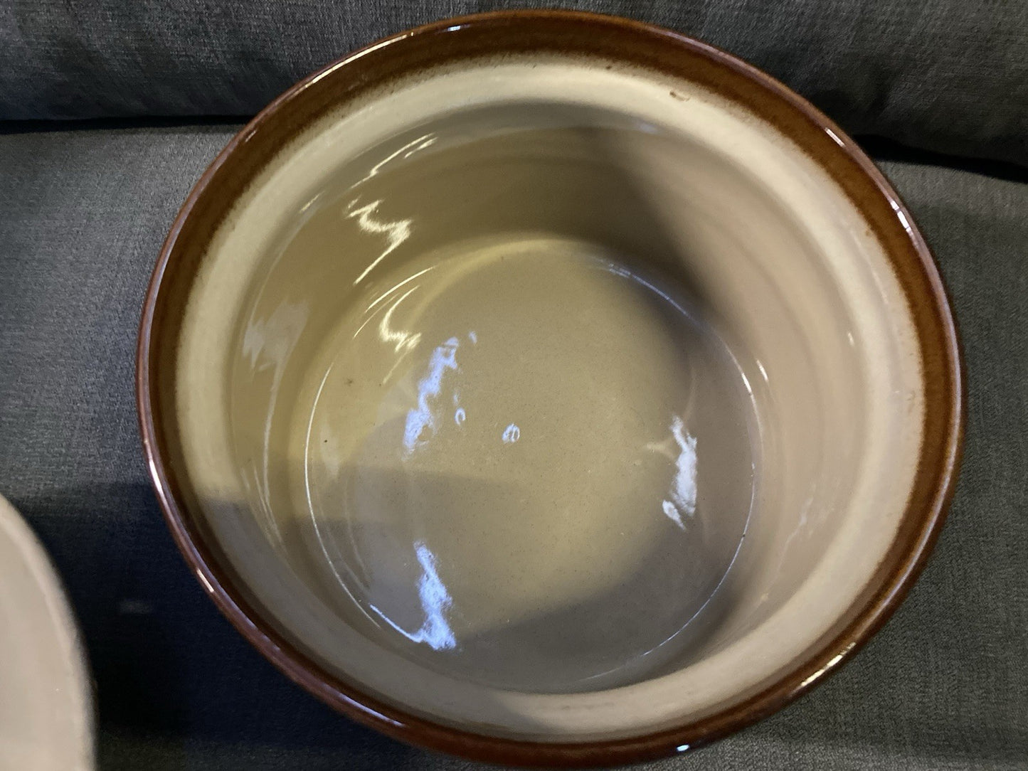 Vintage Pearsons 3.5L Treacle Glaze Stoneware Casserole Dish with Lid – England