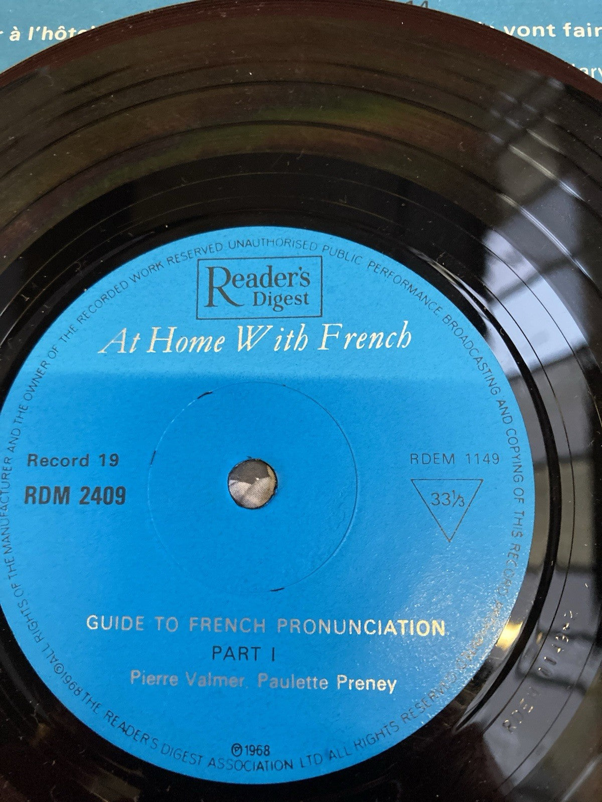 Reader’s Digest At Home With French 1968 20 LPs + 3 Books Complete Set