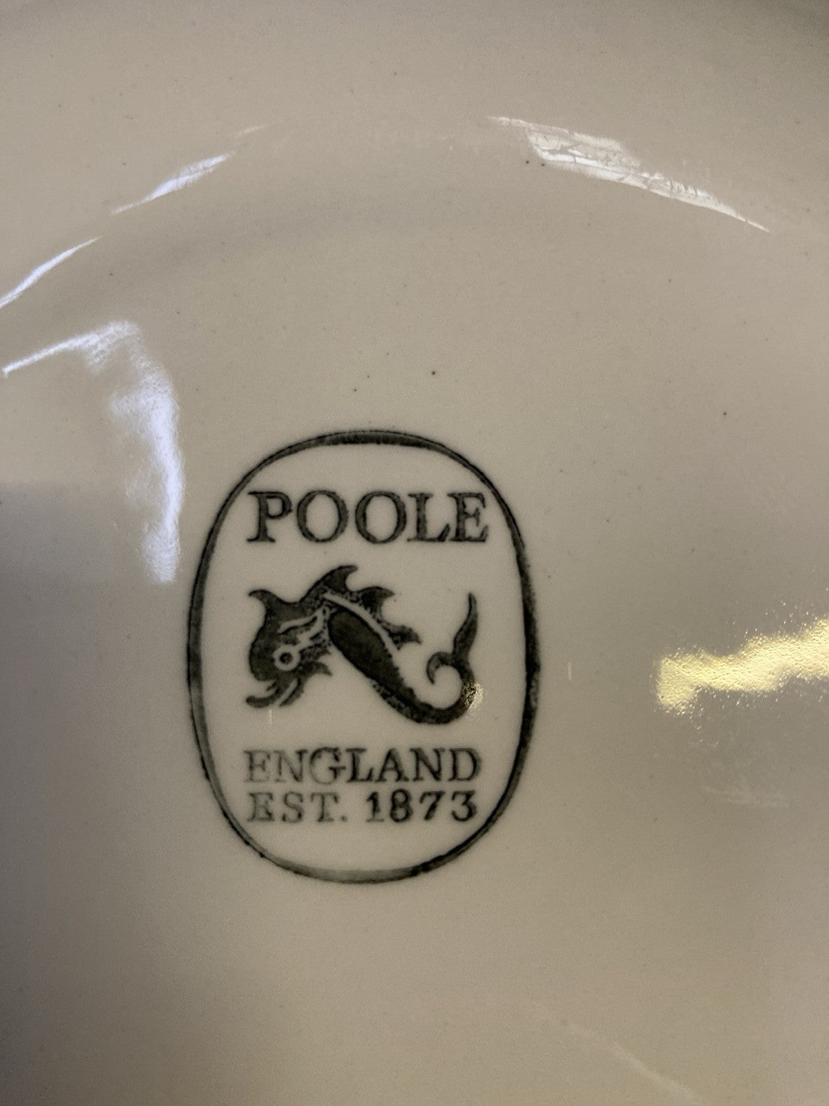 Poole Pottery Twintone  Sky Blue & Dove Grey – Vintage Serving Set