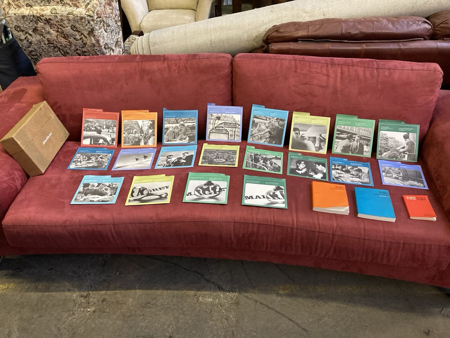 Reader’s Digest At Home With French 1968 20 LPs + 3 Books Complete Set